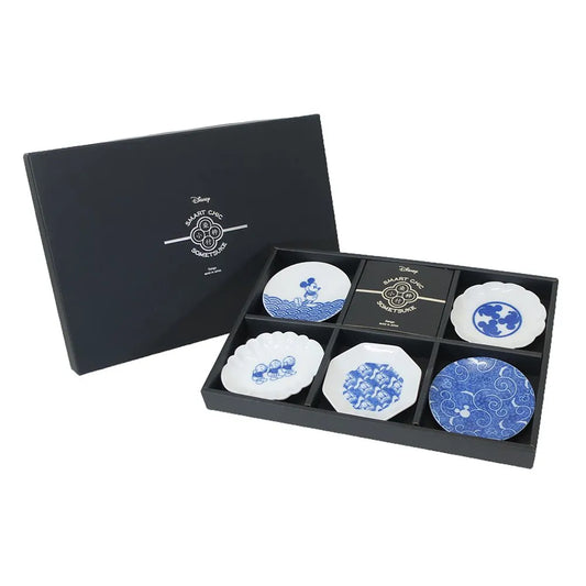 L231007  (預訂) 日本製 美濃燒 DISNEY 一套五款小碟套裝 ; Disney dinnerware in Mino-yaki (set of 5)