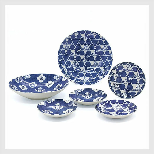 L231010  (預訂) 日本製 美濃燒 DISNEY 一套六件餐碟套裝 ;  Disney dinnerware in Mino-yaki (set of 6)