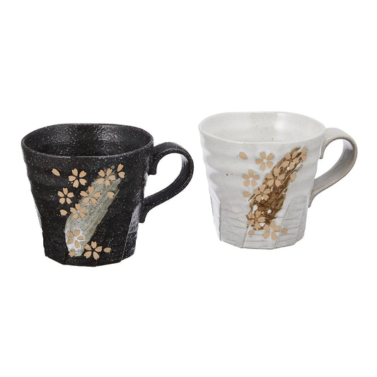 Cherry blossom motif Coffee Cup Set 金漆櫻花咖啡杯套裝