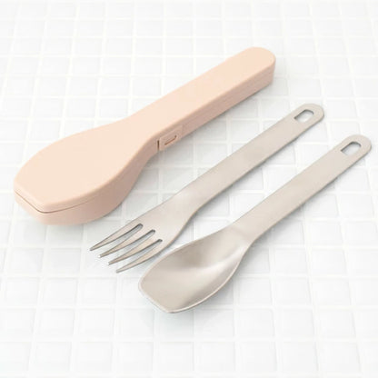 L240404  日本製 超輕巧盒裝便携餐具 ; Lightweight Japanese style cutlery set