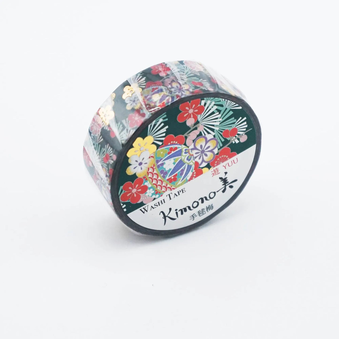 L2211-007 日本製 Kimono 美 ( 手毬梅 ) 和紙 Masking Tape