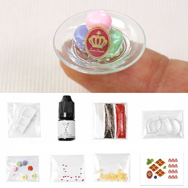 L2306-24 (預訂) 日本製 迷你甜品系列 UV 膠材料包 ; Miniture desserts UV resin hand-craft set