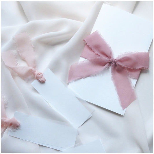 L2306-41 (現貨) TOKYO RIBBON 雪紡絲帶 (5色) ; Tokyo Ribbon - chiffon ribbon in frayed ends (5 colours)