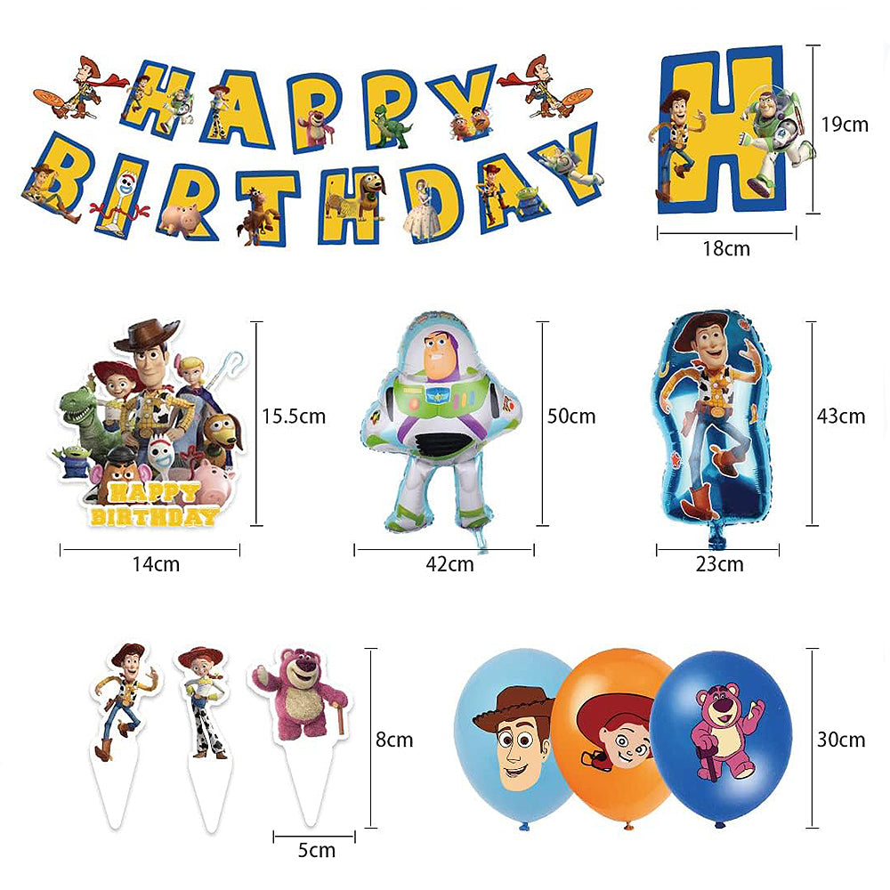 L2307-16 (預訂) 【反斗奇兵 TOY STORY】主題生日派對佈置氣球及裝飾套裝 : "Toy Story" party balloons & decoration set