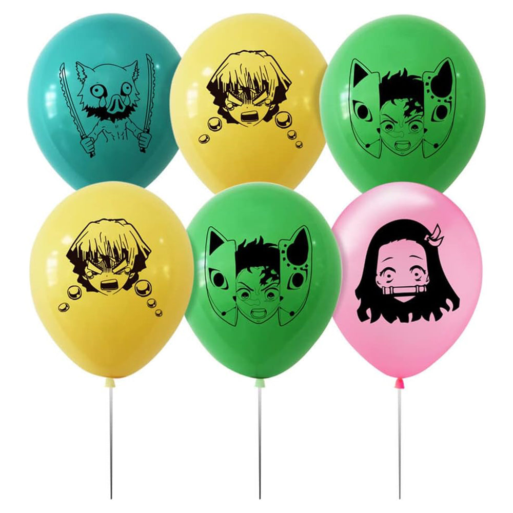 L2307-18 (預訂) 【鬼滅の刃 Demon Slayer】主題生日派對佈置氣球及裝飾套裝 ; "Demon Slayer" party balloons and decoration set