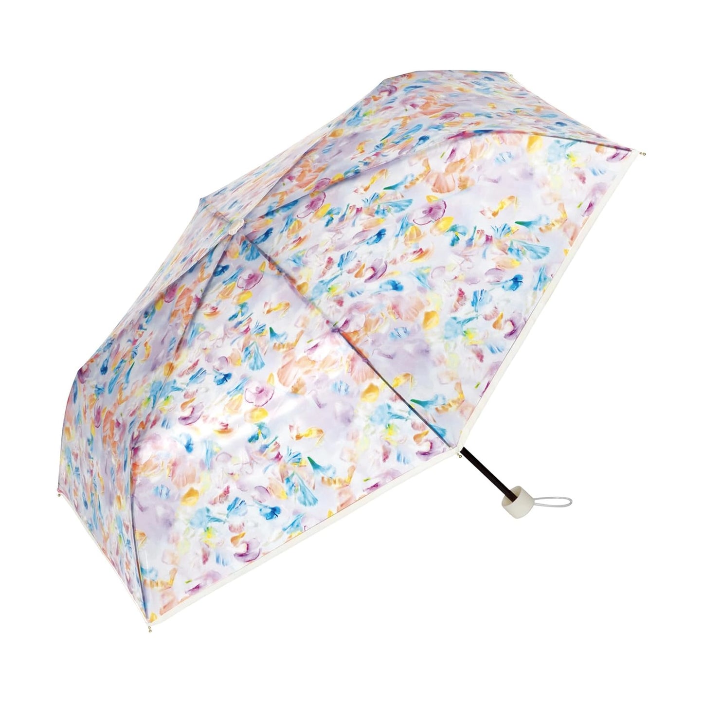 L2405-13  Wpc. x Plantica 花卉圖案 折疊傘 ; Wpc. x Plantica floral pattern foldable umbrella