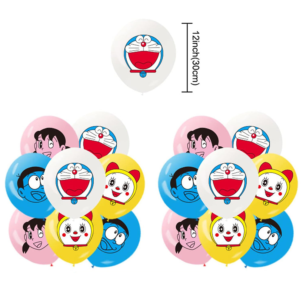 L2307-14 (預訂) 【叮噹 DORAEMON】主題生日派對佈置氣球及裝飾套裝 ; Doraemon party balloons and decoration set