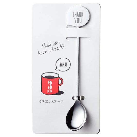 L230207 日本製「回禮」小匙羹 (金 / 銀色) ; "Thank you" quote silver/gold tea spoon (HK$40/pc)