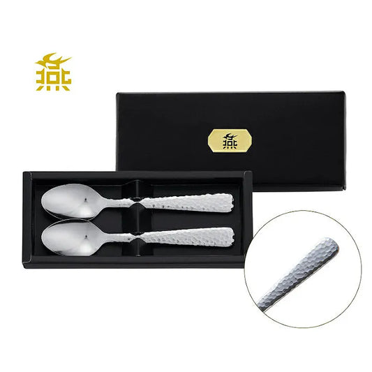 L230210 日本製「成雙成對」燕市製造匙羹 (禮盒裝) ;  “Couple set” of spoons made in Tsubema (HK$38/set)