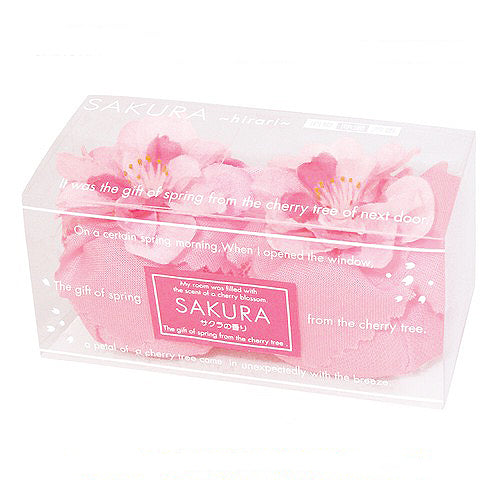 L2303-18  (預訂)  日本製 HIRARI 櫻花淡香 (消臭+除濕) 香薰包 ; (Pre-order) HIRARI Sakura Fragrance Aroma Pack x 2