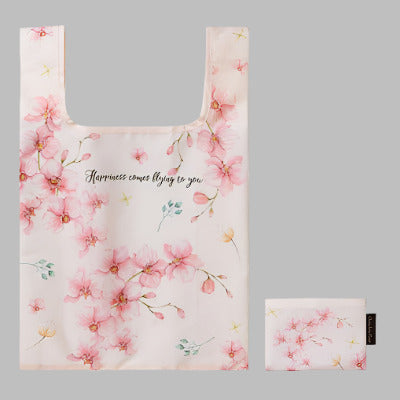 L2023-23  (預訂)「春櫻綻放」手挽環保購物袋 ; (Pre-order) BYOB in Skaura blossom design (S size)